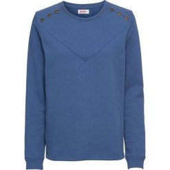 Bluza z guzikami bonprix jasny indygo. Niebieskie bluzy damskie bonprix. Za 37,99 zł.
