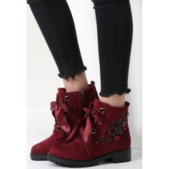 Bordowe Botki Make You Love Me. Czerwone botki damskie saszki vices. Za 64,99 zł.