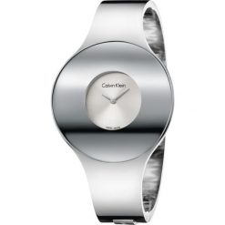 Calvin Klein Seamless Zegarek Srebrny. Szare zegarki damskie Calvin Klein, srebrne. Za 1239,95 zł.