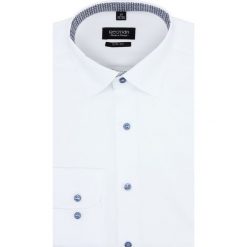 Koszula bexley 2887 długi rękaw slim fit biały. Białe koszule męskie Recman, m, bez wzorów, bez kołnierzyka, z długim rękawem. Za 149,00 zł.