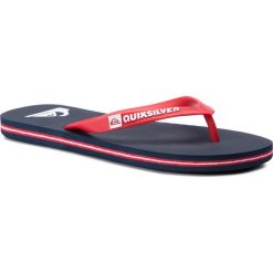 Japonki QUIKSILVER - AQYL100601 Xbrb. Czerwone klapki męskie Quiksilver, bez wzorów, z tworzywa sztucznego. W wyprzedaży za 69,00 zł.