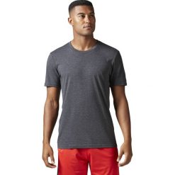 Koszulki do fitnessu męskie: KOSZULKA GLOBAL GRAPHIC BLAN BLACK