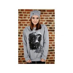 Bluza UNDERWORLD casual Maska. Czarne bluzy damskie Underworld, m, z nadrukiem, z bawełny, casualowe, bez kołnierzyka, bez rękawów, bez kaptura. Za 119,99 zł.