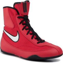 Buty NIKE - Machomai 321819 610 University Red/White/Black. Czerwone buty sportowe męskie Nike, ze skóry ekologicznej, bez zapięcia, na fitness i siłownię. Za 439,00 zł.