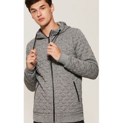 Pikowana bluza z kapturem - Szary. Szare bluzy męskie rozpinane marki House, l, z kapturem. Za 149,99 zł.
