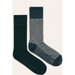 Levi's - Skarpety (2-pack). Niebieskie skarpetki męskie Levi's®, bez wzorów, z elastanu. Za 39,90 zł.