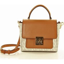 Torebka MICHAEL KORS - satchel - VANILA ACCORN. Szare listonoszki damskie marki Michael Kors, w paski, ze skóry, bez dodatków. Za 899,00 zł.