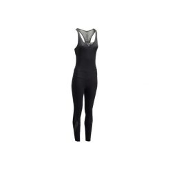 Kombinezon fitness kardio 900 damski. Czarne kombinezony eleganckie marki DOMYOS, l, z elastanu. Za 94,99 zł.