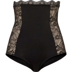 Figi shape Level 2 bonprix czarny. Czarne majtki damskie bonprix, w koronkowe wzory, z koronki. Za 64,99 zł.