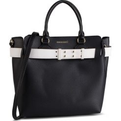 Torebka MONNARI - BAG0170-020 Black. Czarne torebki klasyczne damskie Monnari, bez wzorów, ze skóry ekologicznej, klasyczne, bez dodatków. W wyprzedaży za 119,00 zł.