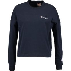 Champion Reverse Weave CROPPED Bluzka z długim rękawem dark blue. Niebieskie bluzki damskie z długim rękawem marki Champion Reverse Weave, xl, z bawełny. Za 229,00 zł.