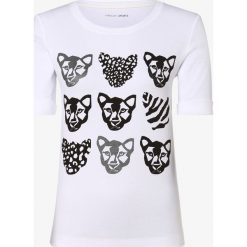 Marc Cain Sports - T-shirt damski, biały. Białe t-shirty damskie Marc Cain Sports, bez wzorów, klasyczne, bez kołnierzyka. Za 299,95 zł.
