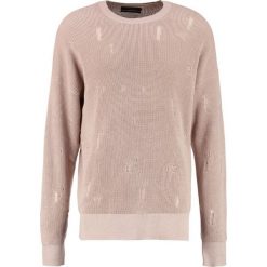 Kardigany męskie: AllSaints FORRAM CREW OVERSIZED FIT Sweter oat pink