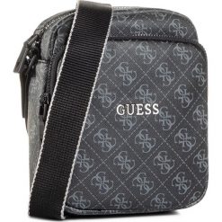 Saszetka GUESS - Vezzola HMVEZZ P0457 BLA. Czarne torby męskie skórzane Guess, z aplikacjami, ze skóry ekologicznej, młodzieżowe. Za 349,00 zł.