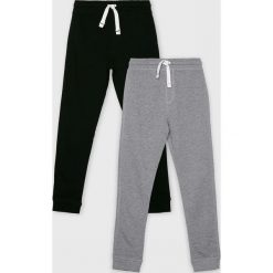 Blukids - Spodnie dziecięce 140-170 cm (2-pack). Szare spodnie chłopięce Blukids, bez wzorów, z bawełny, casualowe. W wyprzedaży za 69,90 zł.
