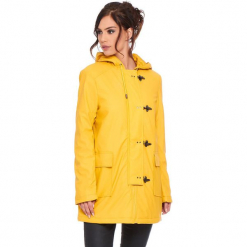 Parka "Chloe" w kolorze żółtym. Żółte parki damskie marki Cosy Winter, s. W wyprzedaży za 272,95 zł.