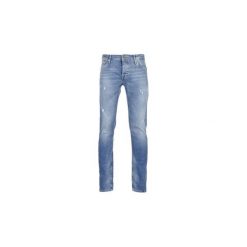 Jeansy slim fit Jack Jones TIM JEANS INTELLIGENCE. Niebieskie rurki męskie Jack & Jones, z jeansu. Za 188,30 zł.