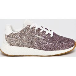 Pepe Jeans - Buty Koko Glam. Szare buty sportowe damskie Pepe Jeans, bez wzorów, z jeansu, sportowe. W wyprzedaży za 199,90 zł.