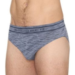 Slipy męskie: Brubeck Slipy męskie FUSION popielate r. XXL (BE10090)