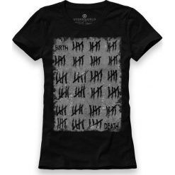 T-shirt damski UNDERWORLD From birth to death. Czarne koszulki damskie Underworld, xl, bez wzorów, z bawełny, bez kołnierzyka, bez rękawów. Za 69,99 zł.
