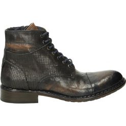 Botki męskie - 8924 02-TDM. Niebieskie botki męskie marki Venezia, ze skóry. Za 559,00 zł.