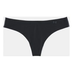 Majtki damskie: Under Armour Stringi damskie Pure Stretch Thong stalowo szare r. L (1275732-001)