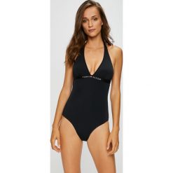 Tommy Hilfiger - Strój kąpielowy. Czarne stroje kąpielowe damskie TOMMY HILFIGER, xs, bez wzorów, z elastanu. W wyprzedaży za 319,90 zł.