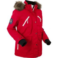Kurtka funkcyjna outdoorowa bonprix ciemnoczerwony. Czerwone kurtki damskie bonprix, s, bez wzorów, z futra. Za 239,99 zł.