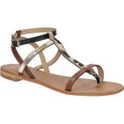 Sandały les tropeziennes 04181 hilan. Pomarańczowe sandały damskie Les Tropeziennes, bez wzorów, ze skóry, eleganckie, bez obcasa, bez zapięcia. Za 269,99 zł.
