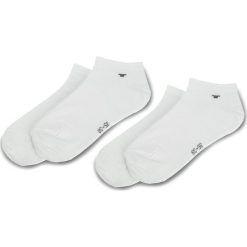 Zestaw 2 par niskich skarpet unisex TOM TAILOR - 9411N White 660. Białe skarpetki damskie Tom Tailor, bez wzorów, z elastanu. Za 25,00 zł.