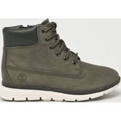 Timberland - Buty dziecięce Killington 6 In. Zielone trampki chłopięce Timberland, bez wzorów, ze skóry, sportowe, bez zapięcia. W wyprzedaży za 139,90 zł.