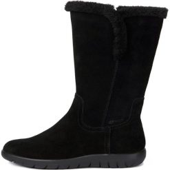 Geox kozaki damskie Lenilla D940MA 00022 39.0 czarne. Czarne kozaki damskie Geox, bez obcasa, bez zapięcia. Za 479,00 zł.
