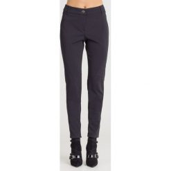 SPODNIE SLIM FIT SPORTALM. Czarne spodnie damskie Sportalm, z haftami, z tkaniny. Za 483,45 zł.