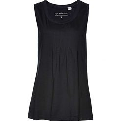 Długi top bonprix czarny. Czarne bluzki damskie bonprix, bez wzorów, bez kołnierzyka. Za 34,99 zł.