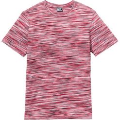 T-shirt melanżowy bonprix czerwony melanż. Czerwone koszulki męskie bonprix, s, bez wzorów, bez kołnierzyka, bez rękawów. Za 74,99 zł.
