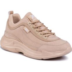 Sneakersy XTI - 49049 Beige. Brązowe półbuty damskie Xti, z tworzywa sztucznego. Za 219,00 zł.
