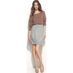Szara Mini Spódnica w Stylu Casual. Szare minispódniczki Molly.pl, m, casualowe. Za 89,90 zł.