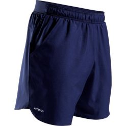 Spodenki TENIS TSH 500 DRY krótkie granatowe. Niebieskie spodenki sportowe męskie ARTENGO, m, bez wzorów, z poliesteru, sportowe, tenisowe. Za 34,99 zł.