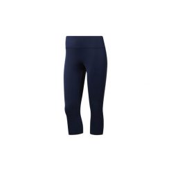 Legginsy i Rajstopy Reebok Sport Legginsy Workout Ready Capri. Niebieskie rajstopy damskie marki Reebok Sport, s, bez wzorów. Za 169,00 zł.