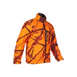 Kurtki męskie: Kurtka myśliwska 500 Camo fluo