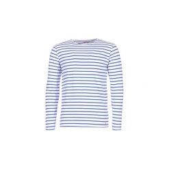 T-shirty z długim rękawem Armor Lux LEIDIDONA. Białe t-shirty męskie Armor lux, s, bez wzorów, bez kołnierzyka, długie. Za 159,20 zł.