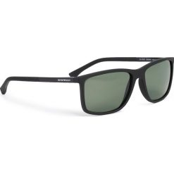 Okulary przeciwsłoneczne EMPORIO ARMANI - 0EA4058 56539A Black/Black. Czarne okulary przeciwsłoneczne męskie Emporio Armani, z tworzywa sztucznego. W wyprzedaży za 519,00 zł.
