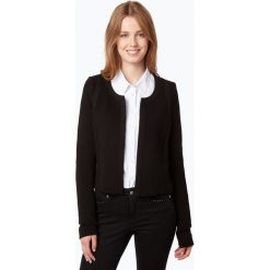 Comma - Blezer damski, czarny. Czarne bolerka i narzutki damskie marki comma, prążkowane. Za 399,95 zł.
