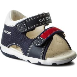 Sandały GEOX - B S.Elba B. A B82L8A 01054 C0735 M Navy/Red. Niebieskie sandały chłopięce Geox, z materiału. W wyprzedaży za 139,00 zł.