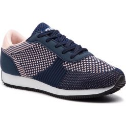 Sneakersy BIG STAR - DD274547 Navy/Pink. Niebieskie półbuty damskie marki BIG STAR, na co dzień, bez wzorów, ze skóry ekologicznej, retro, bez obcasa, na płaskiej podeszwie, bez zapięcia. Za 159,00 zł.