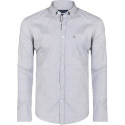 Koszula w kolorze szarym. Szare koszule męskie Giorgio di Mare, s, bez wzorów, z bawełny, button down, bez rękawów. W wyprzedaży za 128,95 zł.
