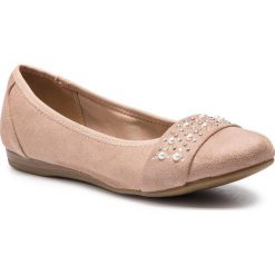 Baleriny JENNY FAIRY - W17SS519-12 Pink. Różowe baleriny damskie Jenny Fairy, na co dzień, bez wzorów, ze skóry ekologicznej, klasyczne, bez obcasa, na płaskiej podeszwie, bez zapięcia. Za 69,99 zł.