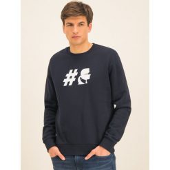 Bluza Karl Lagerfeld Sweat 705011 592910. Czarne bluzy męskie KARL LAGERFELD, xxl, bez wzorów, z bawełny, bez kołnierzyka, bez rękawów, bez kaptura. W wyprzedaży za 289,00 zł.