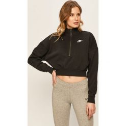 Nike Sportswear - Bluza. Różowe bluzy damskie Nike Sportswear, s, z nadrukiem, z bawełny, bez rękawów, bez kaptura. Za 189,90 zł.