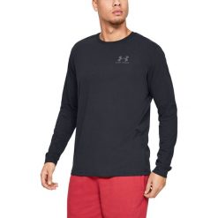 Under Armour Sportstyle Koszulka Czarny. Czarne podkoszulki męskie Under Armour, xxl, bez wzorów, z bawełny, bez kołnierzyka, z długim rękawem, długie. Za 137,95 zł.